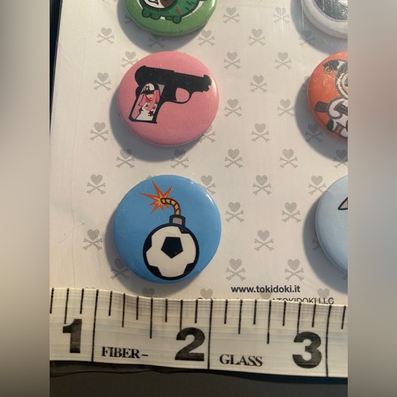 Tokidoki series 4 latte Moofia cactus friends soccer Adios pins button set SDCC - Picture 2 of 3